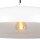 Lampe à suspendre blanche en métal Ø50 cm rond E27 Design moderne
