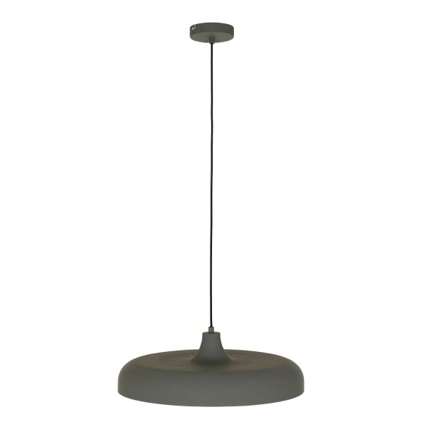 Lampe à suspendre Métal Gris L:50 cm rond E27 Design moderne