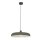 Lampe à suspendre Métal Gris L:50 cm rond E27 Design moderne