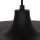 Suspension noire en métal L:50 cm rond E27 Moderne