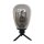 Lampe de table Abat-jour en verre gris fumé E27 28 cm élégant