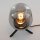 Lampe de table Abat-jour en verre Noir Gris Fumé 23 cm élégant