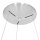 Lampe LED ronde à suspendre en argent Ø48 cm 2700 K confortable