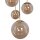 Suspension ronde verre en ambre Ø60 cm E27 Moderne