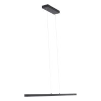 Lampe LED à suspendre noire L:114 cm 20 W 2700 K...