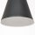 Große LED Pendelleuchte Metall Schwarz L:120 cm 4000 K