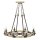 Lustre VIVIA bois 6xE14 raccourcissable &Oslash;63cm Lampe