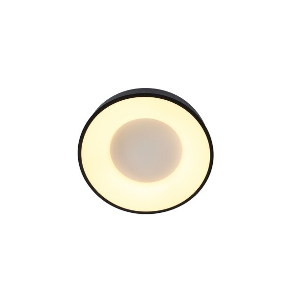 Blendarme LED Plafonnier noir blanc Ø30 cm rond