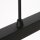 Lampe à suspendre métal tissu noir or 140 cm 3-flmg