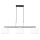 Suspension Métal Tissu Noir Blanc 140 cm faible éblouissement