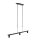 Suspension Métal Tissu Noir Blanc 140 cm faible éblouissement