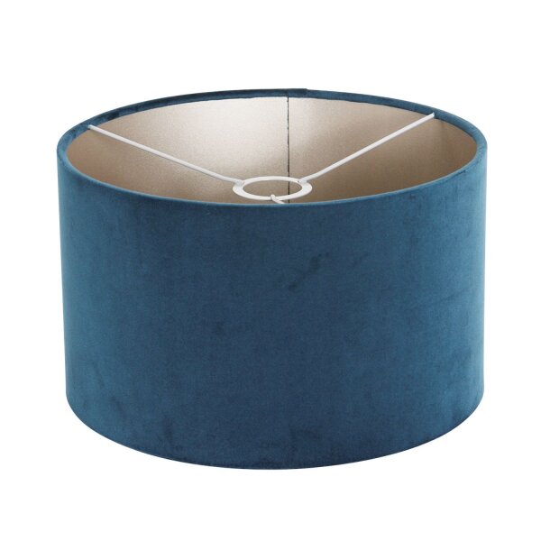 Confortable lampe à suspendre Noir Bleu Métal Tissu 140 cm