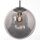 Suspension élégante Noir Gris Fumé E27 Ø25 cm