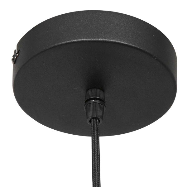 Lampe à suspendre Noir Gris Fumé E27 Ø30 cm Stylé Moderne