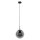 Lampe à suspendre Noir Gris Fumé E27 Ø30 cm Stylé Moderne