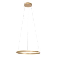 Suspension LED ronde dorée L:60 cm 42 W...