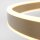 Suspension LED ronde dorée L:60 cm 42 W élégante