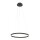 Lampe LED à suspendre noire Ø60 cm ronde 42 W 2700 K élégante