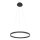Lampe LED à suspendre noire Ø60 cm ronde 42 W 2700 K élégante