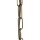 Lampe à suspendre verre métal en bronze L:23 cm E14 élégant