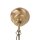 Lampe à suspendre verre métal en bronze L:23 cm E14 élégant