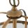 Lampe à suspendre verre métal en bronze L:23 cm E14 élégant