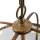 Lampe à suspendre verre métal en bronze L:31 cm E14 stylé