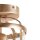 Lampe de plafond verre métal en bronze Ø16 cm E27 Classique