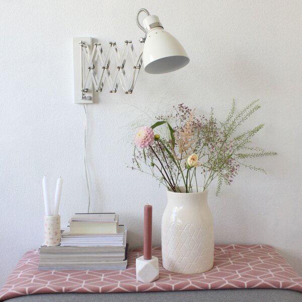 Projecteur mural extensible dimmable Blanc P:90 cm Fiche