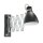 Spot mural extensible noir dimmable E27 avec fiche