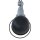 Spot mural avec fiche en noir argent E14 flexible