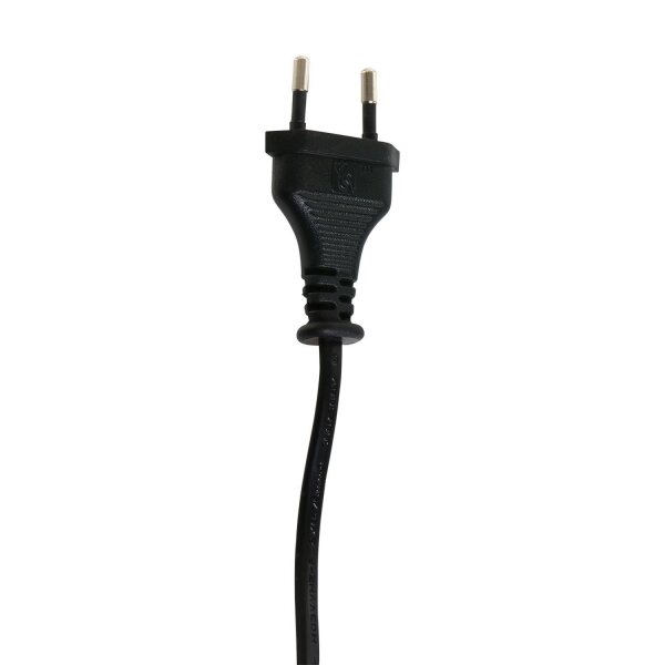 Spot mural avec fiche en noir argenté P:29 cm flexible