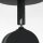 Spot de plafond flexible noir incl. GU10 accentué