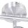 Spot de plafond flexible en acier incl. GU10 3-flamme