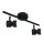 Spot de plafond flexible noir incl. GU10 ciblé