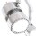 Spot de plafond flexible en métal incl. GU10 ciblé