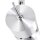 Plafonnier métal 4-flmg 90 cm incl. GU10 mobile