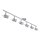 Spot de plafond mobile en métal 134 cm incl. GU10 6-flmg