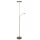 Plafonnier LED à intensité variable avec bras de lecture en bronze 185 cm