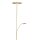 Lèche plafond LED avec bras de lecture en laiton 185 cm dimmable