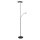 Plafonnier LED avec bras de lecture en noir 185 cm dimmable