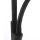 Plafonnier LED avec bras de lecture en noir 185 cm dimmable