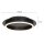 Plafonnier LED métal plastique noir 20 W 2700 K