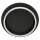Plafonnier LED métal plastique noir 20 W 2700 K