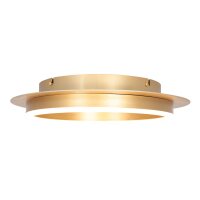 Plafonnier LED Métal Plastique doré L:32 cm...
