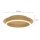 Plafonnier LED Métal Plastique doré L:32 cm Anneau