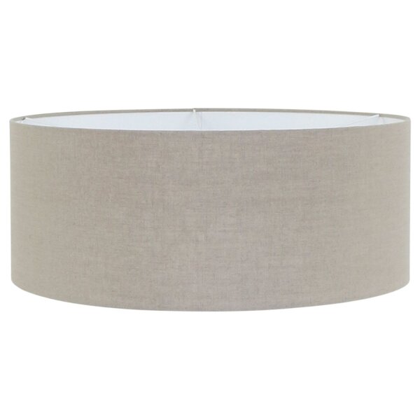 Lampadaire bois lin noir gris 153 cm E27 anti-éblouissement