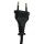 Lampadaire bois lin noir gris 153 cm E27 anti-éblouissement
