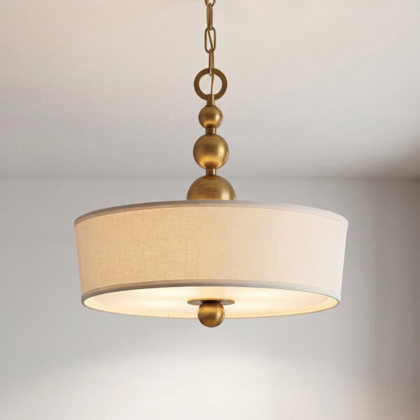 Lampe à suspendre ROMINA en laiton Ø51cm Lampe à suspendre