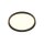Plafonnier LED noir blanc L:40 cm 2700 K rond